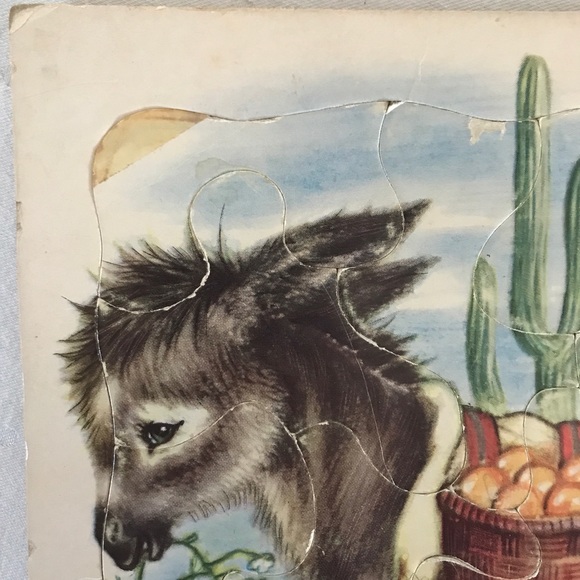 5 Vintage Playskool board puzzles - Picture 5 of 11